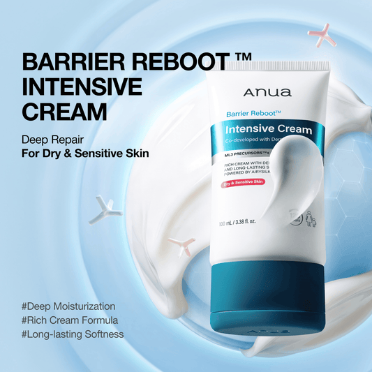 Anua Barrier Reboot Intensive Cream 100ml كريم أنوا المكثف لإعادة بناء حاجز البشرة