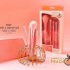 Nee Cara Peach 5-Piece Brush Set مجموعة فرش ني كارا بيتش المكونة من 5 قطع