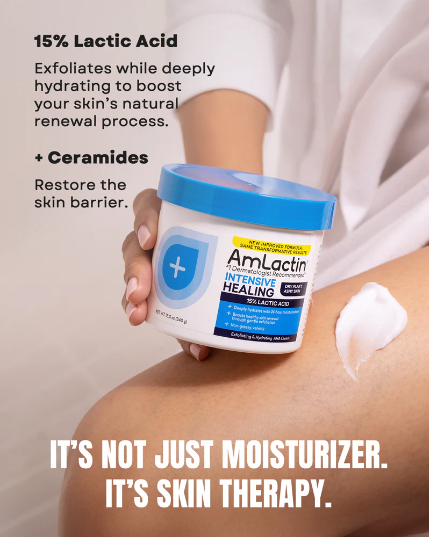 AmLactin Intensive Healing Cream with 15% Lactic Acid 340g كريم أملاكتين للشفاء المكثف مع حمض اللاكتيك بنسبة 15%