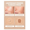 SHEGLAM Skin-Focus High Coverage Powder Foundation شيغلام كريم أساس بودرة بتغطية عالية وتركيز على البشرة