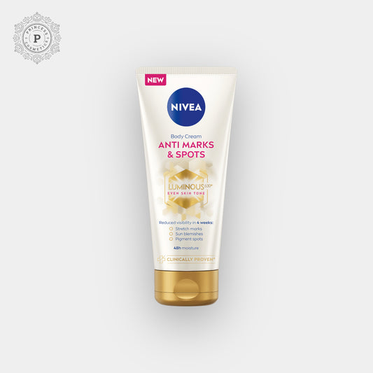 Nivea Luminous630 Anti Marks & Spot Body Cream 200ml نيفيا لومينوس 630 كريم الجسم المضاد للعلامات والبقع