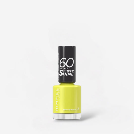 Rimmel 60 Seconds Super Shine Summer Shimmer - 155 Beach Breeze Please ريميل طلاء أظافر 60 ثانية سوبر شاين سمر شيمر - 155 بيتش بريز بليز