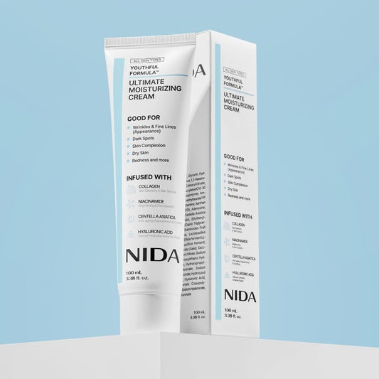 NIDA Youthful Formula Ultimate Moisturizing Cream 100ml كريم نيدا المرطب الفائق بتركيبة الشباب
