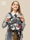 Eye-Themed Backpack. حقيبة ظهر تحت عنوان العين