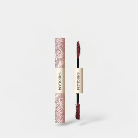 SHEGLAM All-In-One Volume & Length Waterproof Mascara - Burgundy شي جلام ماسكارا مقاومة للماء لتكثيف وإطالة الرموش - برغندي