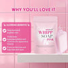 Namu Life Snail White Whipp Soap Pink 80g نامي لايف سنيل وايت ويب صابون وردي
