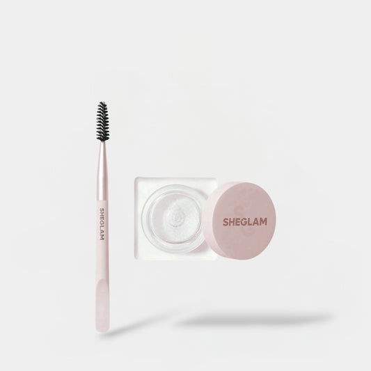 SHEGLAM Set Me Up Brow Hold - Crystal Clear شيجلام جل تثبيت الحواجب سيت مي أب – شفاف كريستالي