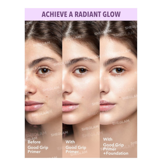 SHEGLAM Good Grip Hydrating Primer - Blueberry + AHA 45ml شيجلام برايمر مرطّب ثبات جيد - بالتوت الأزرق + أحماض AHA