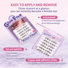 Elyzza Glue-Free Kitty Paws False Eyelashes. إليزا خالية من الغراء كيتي الكفوف الرموش الصناعية