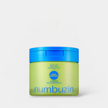Numbuzin Blemish Azela Cica Balancing Dual Pads (60 Pads) نامبوزين وسادات مزدوجة لموازنة البشرة بالأزيليك والسيكا لعلاج الشوائب