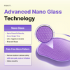 Baren Magic Glass Stone Foot File مبرد القدم الحجري الزجاجي السحري من بارين