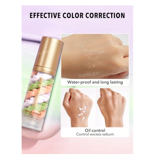 SHEGLAM Triple Threat Correcting Primer 30g شيغلام برايمر تريبل ثريت المصحح للون البشرة
