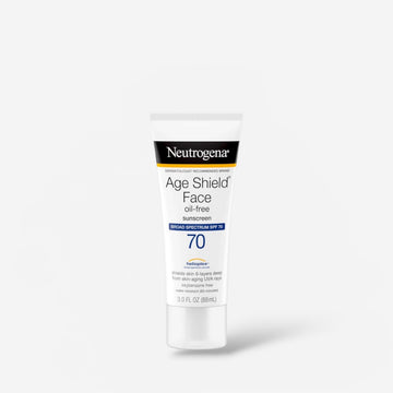 Neutrogena Age Shield Face Oil-Free Sunscreen SPF70 88ml واقي الشمس للوجه من نيتروجينا إيج شيلد الخالي من الزيوت بعامل حماية 70