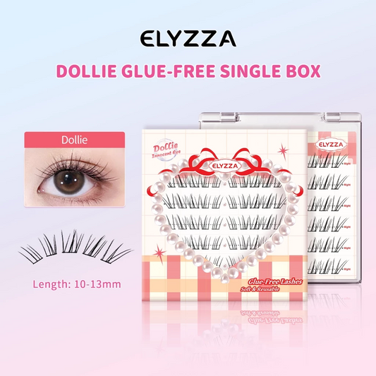 Elyzza Dollie Glue-Free False Eyelashes رموش صناعية خالية من الغراء من إليزا دولي