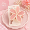 Flower Pink Clips مشابك شعر وردية اللون