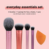 Real Techniques Everyday Essentials Makeup Brush Set ريال تكنيكس – مجموعة فرش المكياج الأساسيات اليومية
