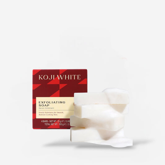Koji White Exfoliating Soap (25g x 4) كوجي وايت صابون مقشر