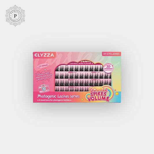 Elyzza 3D Effect Double Spikes Volume False Eyelashes. إليزا 3D تأثير مزدوج المسامير حجم الرموش الصناعية