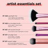 Real Techniques Artist Essentials Makeup Brush Set طقم فرش مكياج أرتيست إسينشالز من ريل تكنيكس