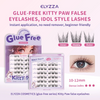 Elyzza Glue-Free Kitty Paws False Eyelashes. إليزا خالية من الغراء كيتي الكفوف الرموش الصناعية