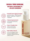 K-Secret SEOUL 1988 Serum : Retinal Liposome 2% + Black Ginseng 30ml