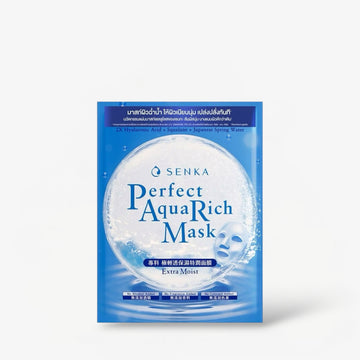 Senka Perfect Aqua Rich Mask - Extra Moist (1 Sheet) قناع سينكا بيرفكت أكوا ريتش - ترطيب إضافي
