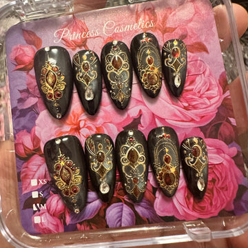 Green Chrome High Quality Nails أظافر كروم خضراء عالية الجودة