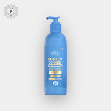 Luxe Organix Dandruff Control Cooling Menthol Shampoo 240ml لوكس أورجانيكس شامبو منثول بارد للتحكم في القشرة 240 مل