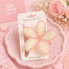 Flower Pink Clips مشابك شعر وردية اللون