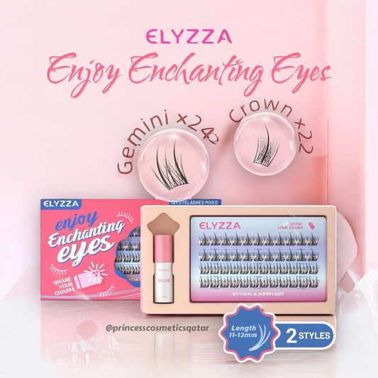 Elyzza Enjoy Enchanting Eyes False Eyelashes. إليزا استمتع بعيون ساحرة رموش صناعية