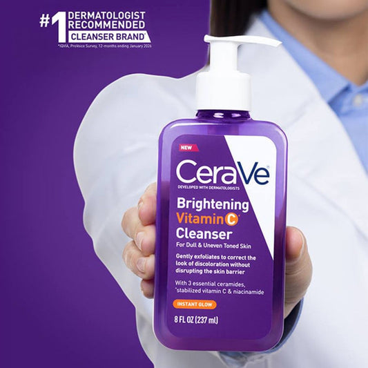 Cerave Brightening Vitamin C Cleanser 237ml غسول سيرافي لتفتيح البشرة بفيتامين سي