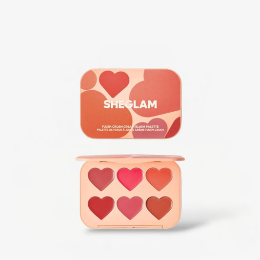 SHEGLAM Flush Crush Cream Blush Palette - Cottage Core Garden شيغلام باليت أحمر خدود كريمي فلاش كراش - كوتيج كور جاردن