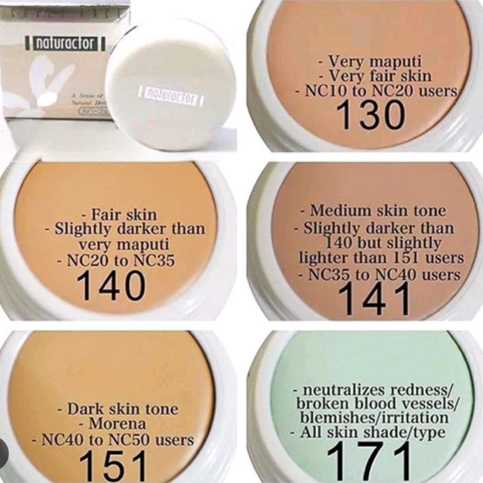 Naturactor Cover Face Concealer Foundation 20g (5 Shades)