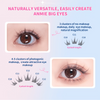 Elyzza Fish Tail Anime False Eyelashes. إليزا ذيل السمكة أنيمي الرموش الصناعية