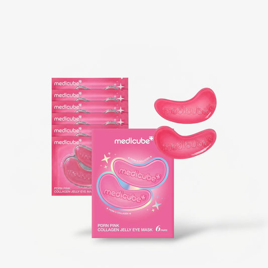 Medicube PDRN Pink Collagen Jelly Eye Mask قناع العين جيلي الكولاجين الوردي من ميديكوب PDRN