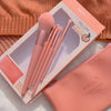 Nee Cara Peach 5-Piece Brush Set مجموعة فرش ني كارا بيتش المكونة من 5 قطع