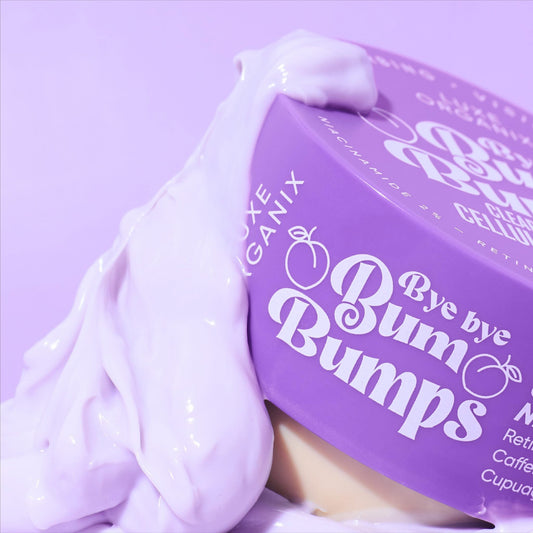 Luxe Organix Bye Bye Bum Bumps Clear & Firm Cellulite Cream 230g كريم لوكس أورجانيكس باي باي بامبس كلير آند فيرم لعلاج السيلوليت