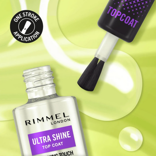 Rimmel Finishing Touch Ultra Shine Top Coat ريميل فينيشينغ تاتش – طبقة علوية فائقة اللمعان
