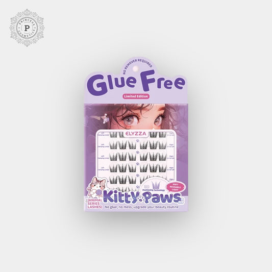 Elyzza Glue-Free Kitty Paws False Eyelashes. إليزا خالية من الغراء كيتي الكفوف الرموش الصناعية