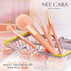 Nee Cara Peach 5-Piece Brush Set مجموعة فرش ني كارا بيتش المكونة من 5 قطع