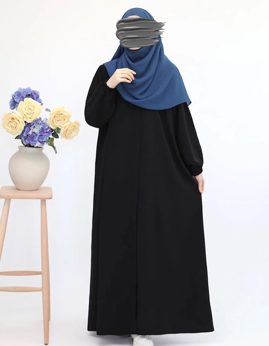 Ecmel Ferace Abaya - Black. عباية إيميل فيراس - أسود