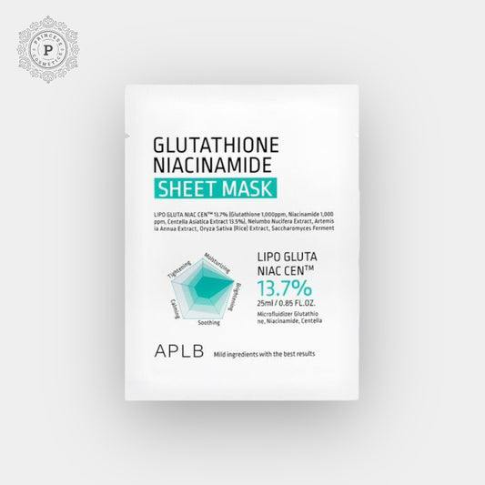 APLB Glutathione Niacinamide Sheet Mask (1 Sheet)