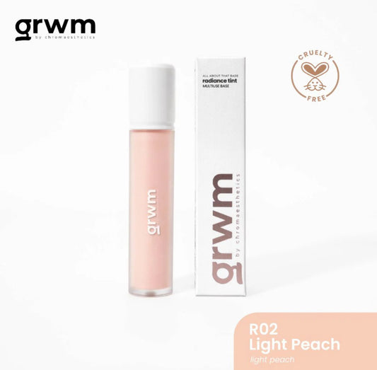 GRWM Cosmetics Radiance Tint Multiuse Base Color Corrector (3 option) عروم مستحضرات التجميل راديانس تينت مصحح الألوان الأساسي متعدد الاستخدامات (3 خيارات)