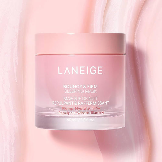 Laneige Bouncy & Firm Sleeping Mask 60ml. قناع النوم النطاط والثابت من لانيج 60 مل