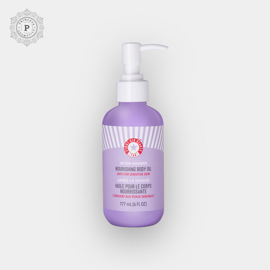 First Aid Beauty After-Shower Nourishing Body Oil 177ml. زيت مغذي للجسم بعد الاستحمام من فيرست إيد بيوتي، 177 مل