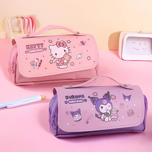 Sanrio Multi-Function Pencil Case. سانريو مقلمة متعددة الوظائف