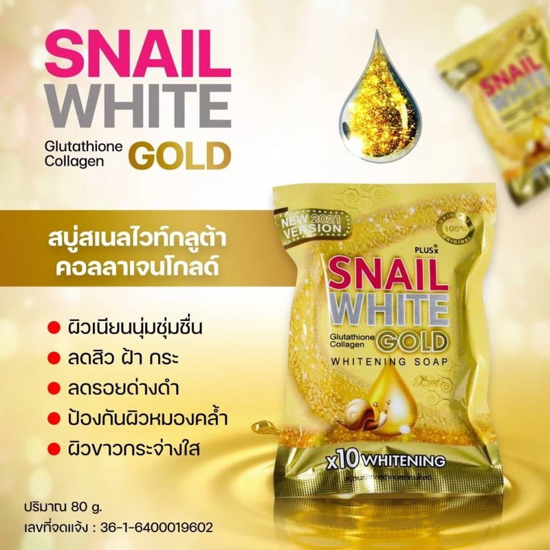 Snail White Gold Whitening Soap Plus