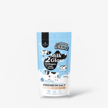 Precious Skin Milk 2 Glow Collagen Salt Scrub 300g مقشر ملح الكولاجين من بريشوس سكين ميلك 2 جلو