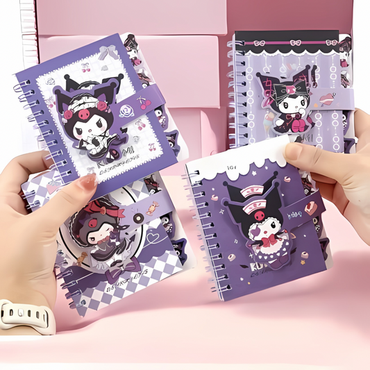 Sanrio A7 Pocket-Sized Notebook (4pcs). سانريو A7 كمبيوتر محمول بحجم الجيب