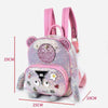 Eye-Themed Pink Bunny Backpack. حقيبة ظهر على شكل أرنب وردي على شكل عين